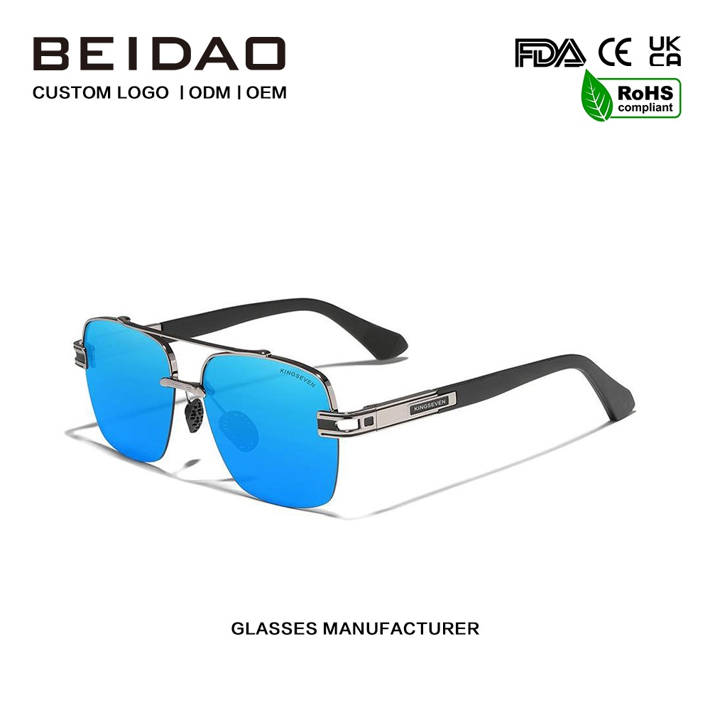 Луксузне за мушкарце шарене ретро поларизоване наочаре за сунце